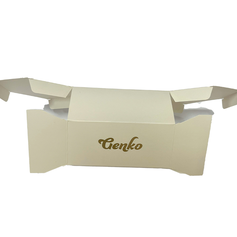 High-end fancy paper packaging box with foil stamping 