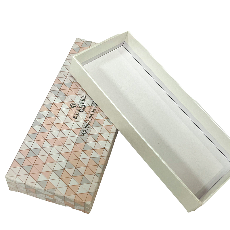 Luxury offset printing skincare drawer box with foil stamping 