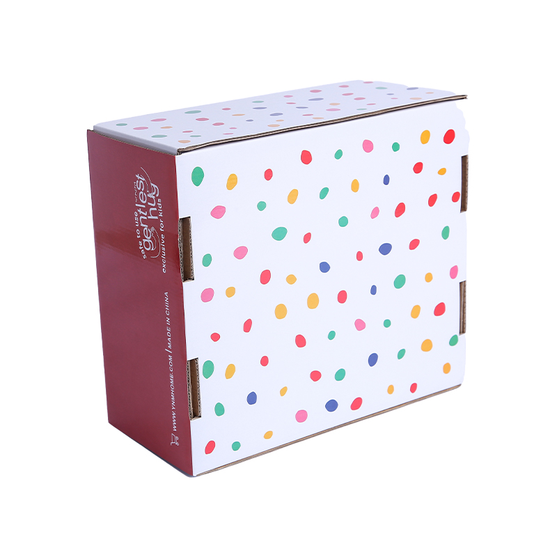 Cute full color printing textile packaging box 