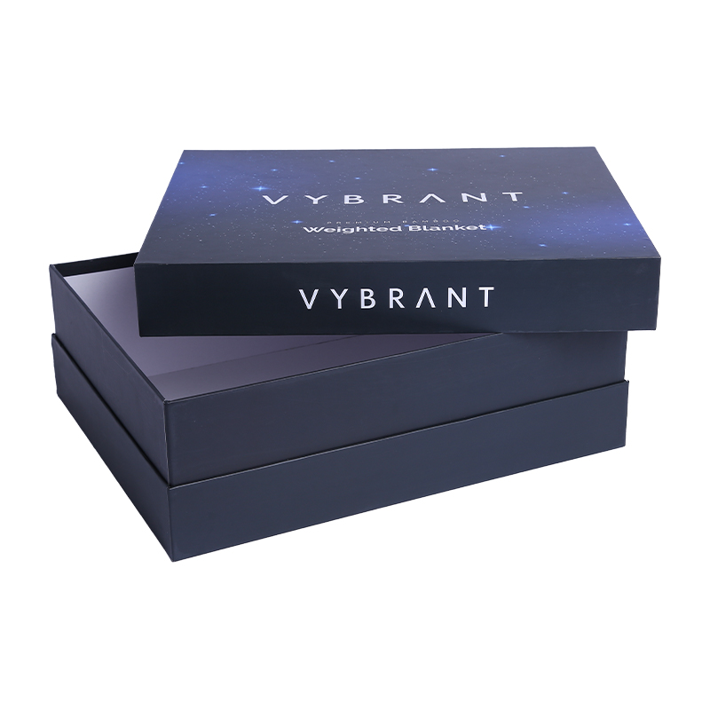 High-end custom cardboard packaging box for blanket 