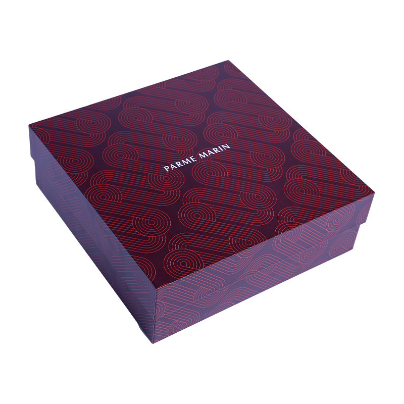 Luxury sturdy cardboard lid and base box for clothing brand 