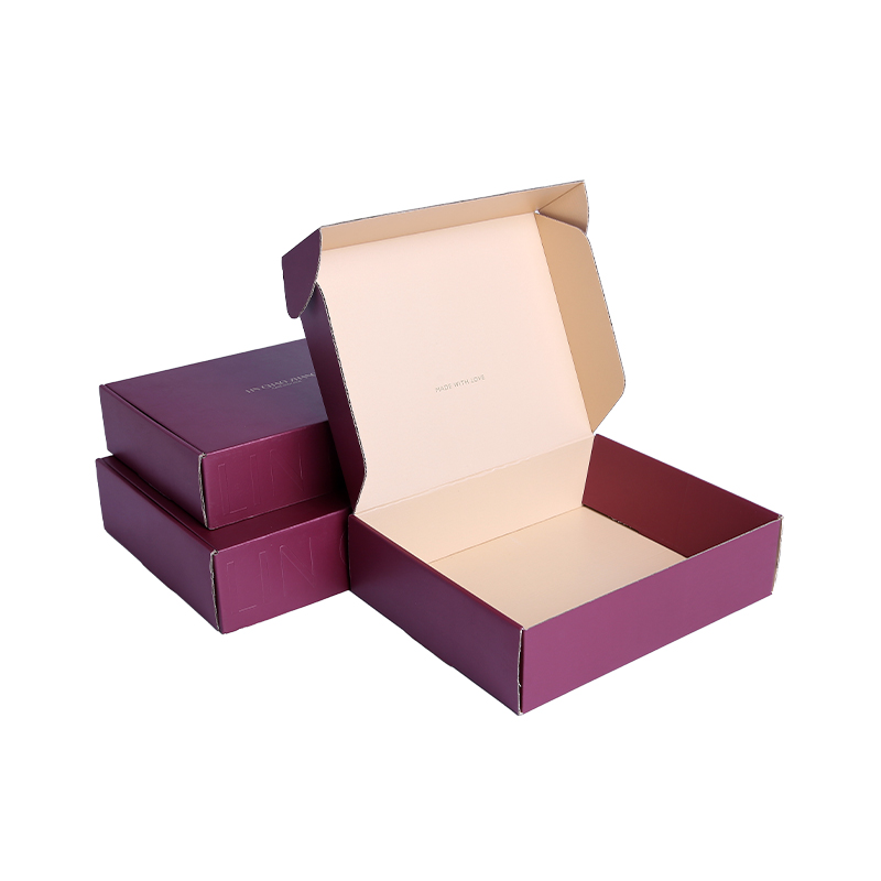 High-end two side printed packaging box with embossing and foil stamping 