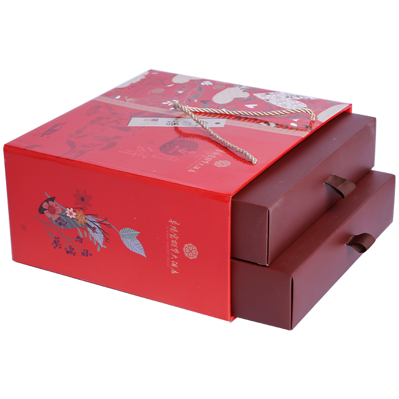 Customized box set with cardboard inner box and corrugated outer box