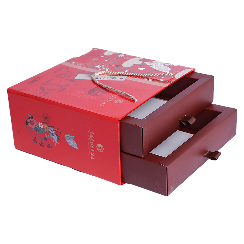 Customized box set with cardboard inner box and corrugated outer box