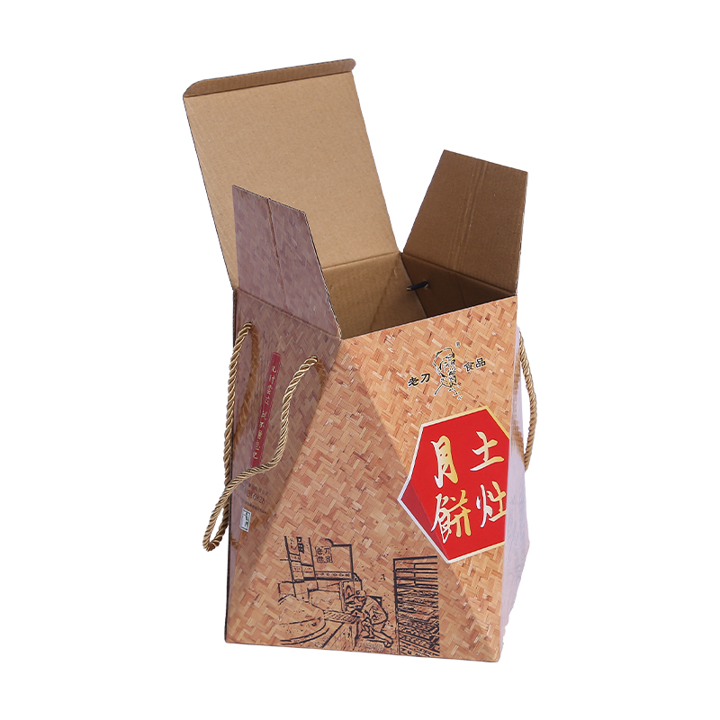 Special shaped corrugated box for fast food 