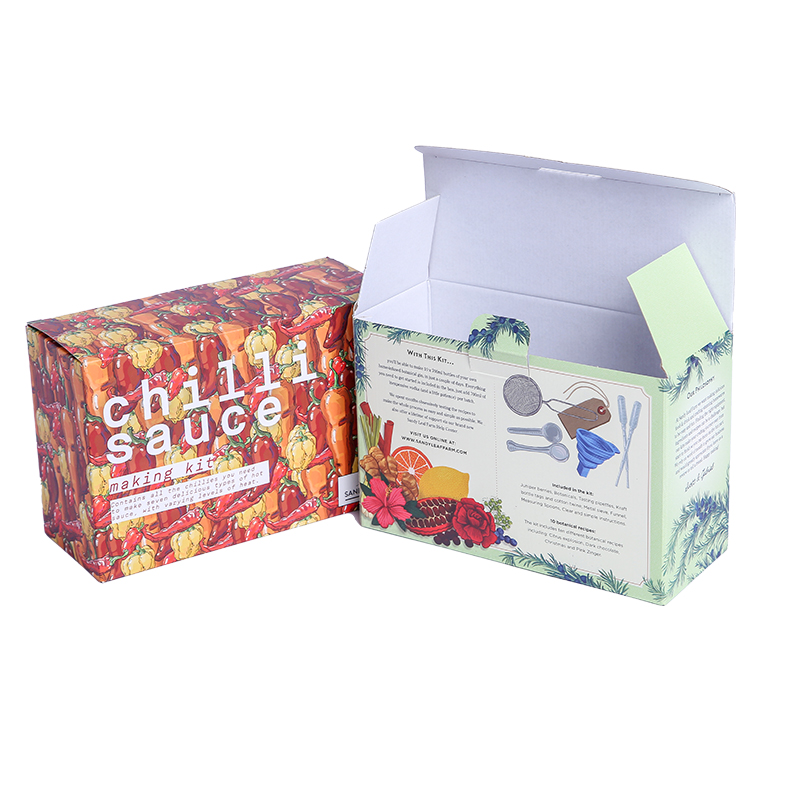 Full color printing fast food packaging box 