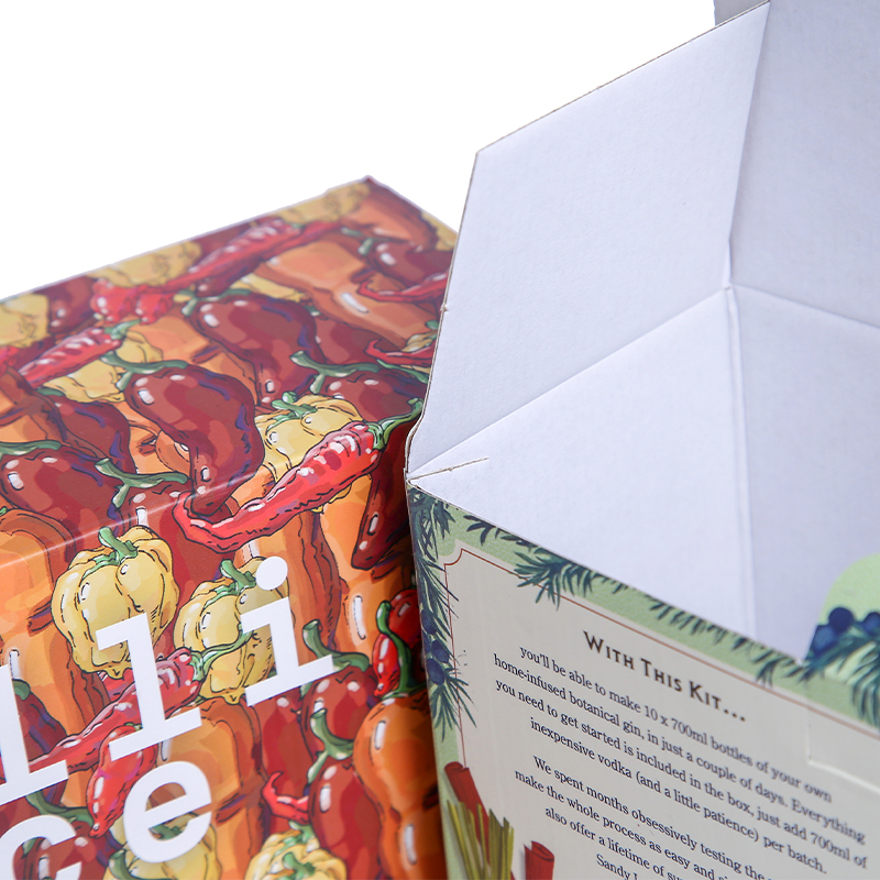 Full color printing fast food packaging box 