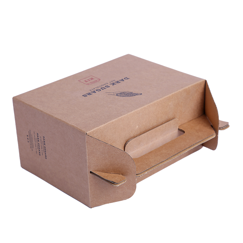 Kraft mounted corrugated board eco-friendly house-shape box 