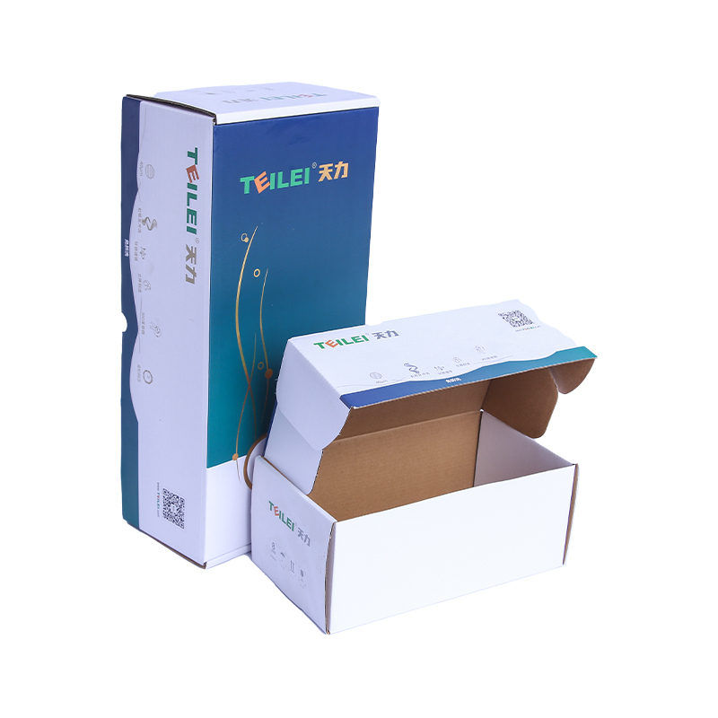 Offset printing environmentally friendly corrugated mailer box 