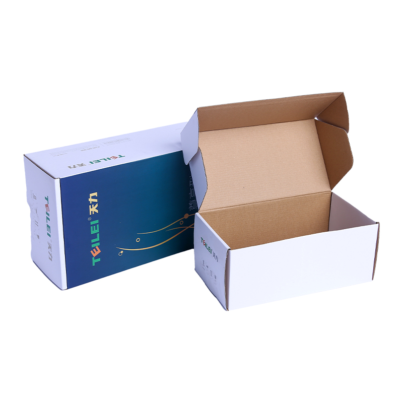 Offset printing environmentally friendly corrugated mailer box 