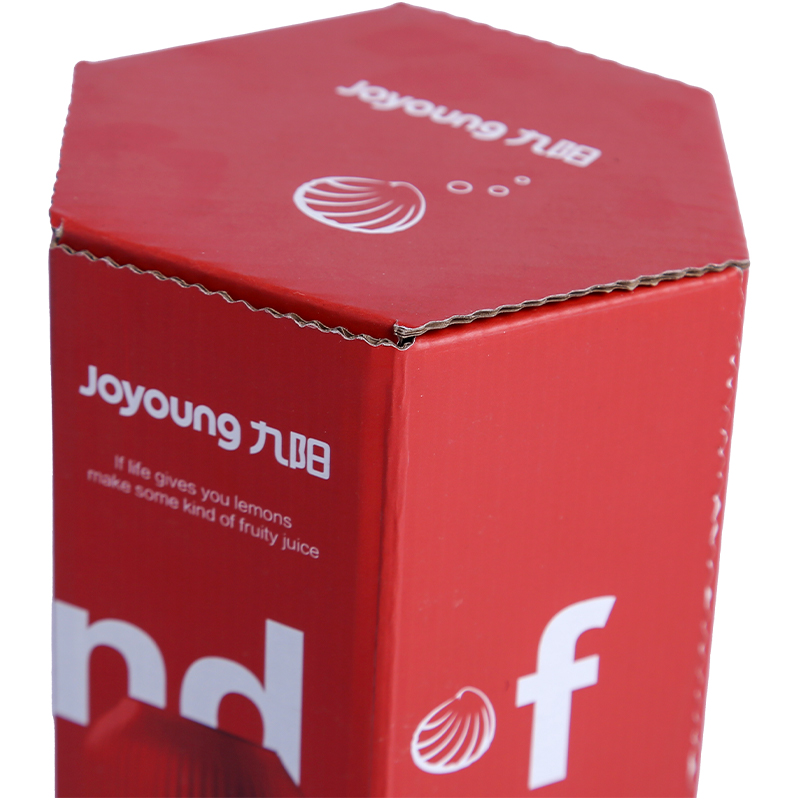 High quality hexagon home appliance packaging box with foam insert 