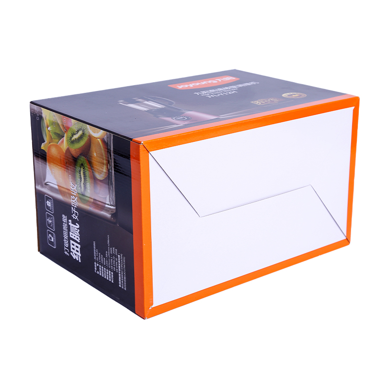 Gloss laminated and embossed high-end corrugated packaging box 