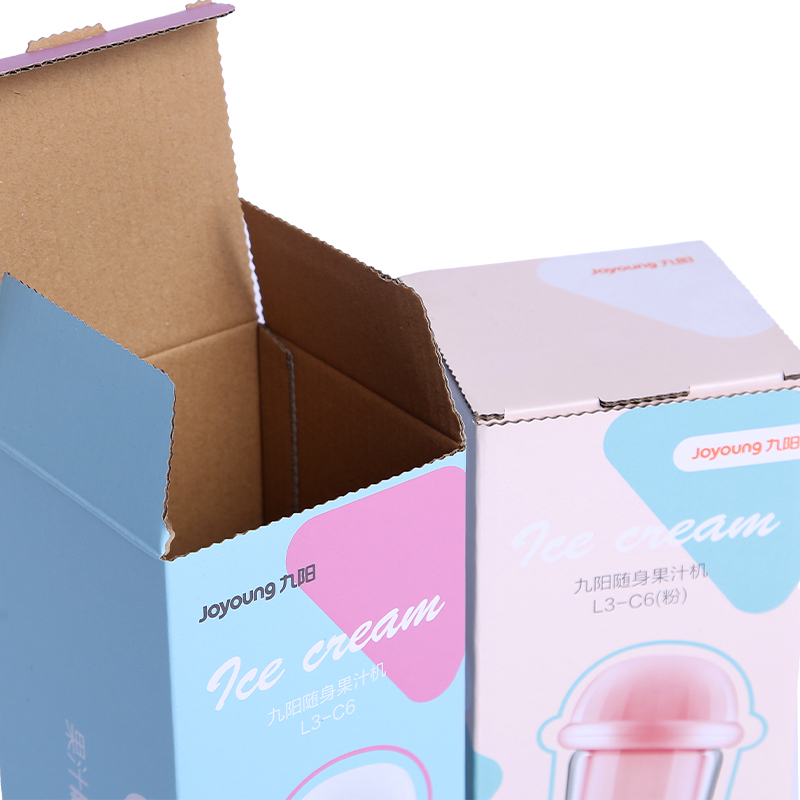 Auto bottom pantone color printing corrugated cardboard box 