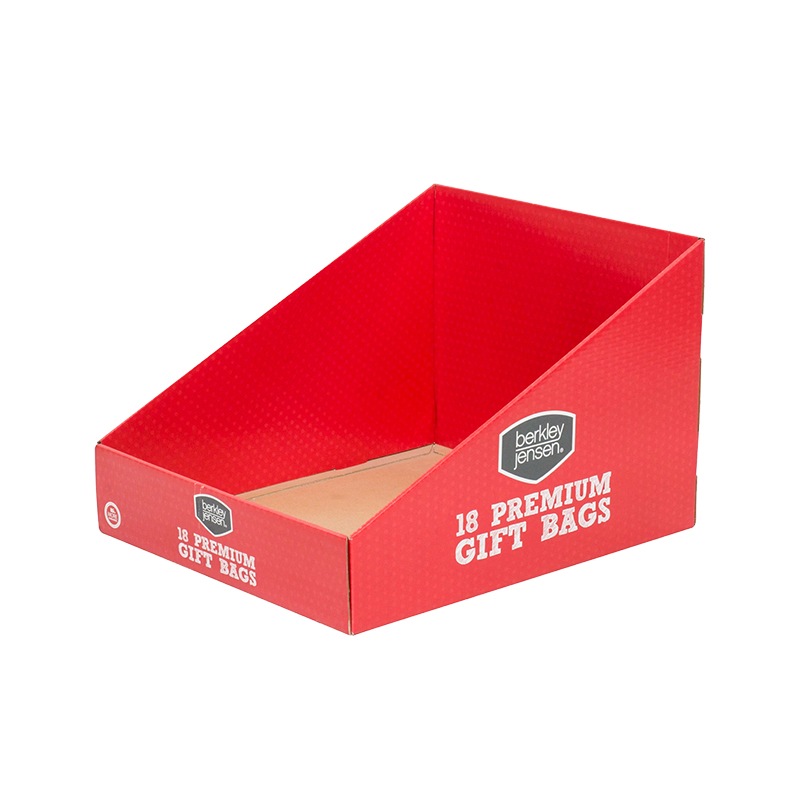 Eco-friendly rigid sturdy cardboard display box for retailer