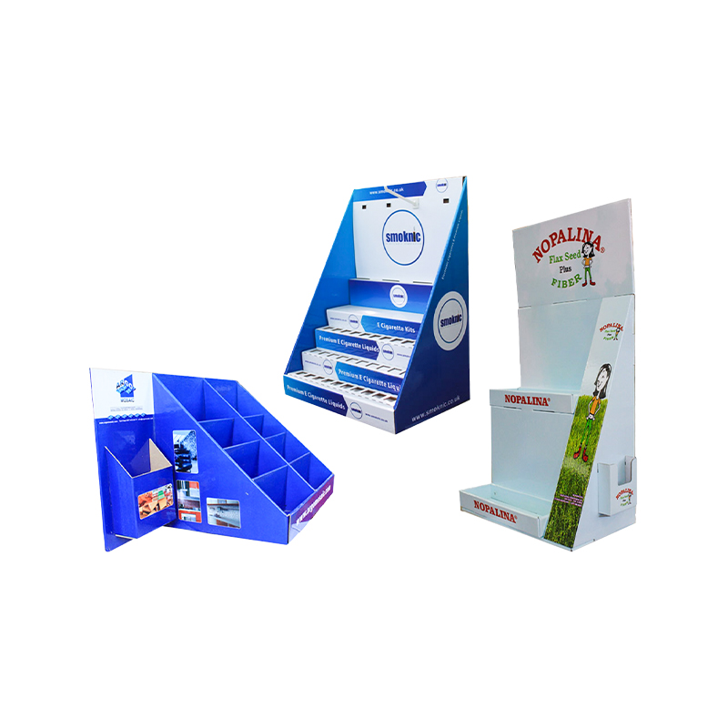 Special designed gloss laminated cardboard display box for retail