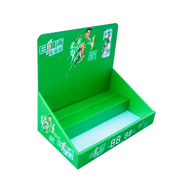 Eco-friendly gloss laminated POP counter display for energy drinks