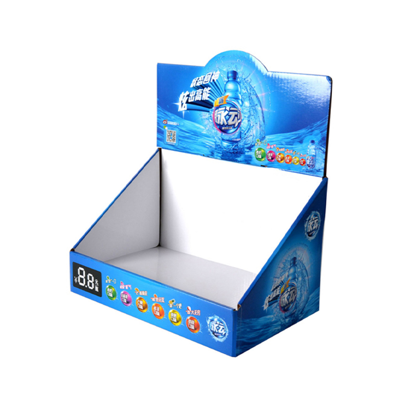 Soft drinks PDQ cardboard display box for convenience store 