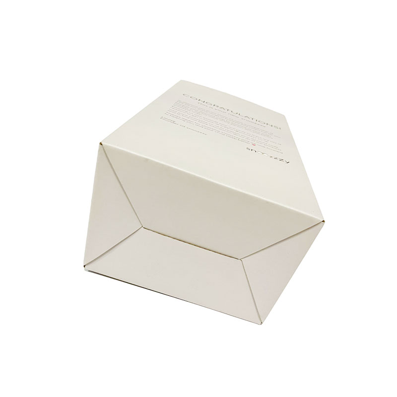 Simple designed tuck-end foldable packaging box 